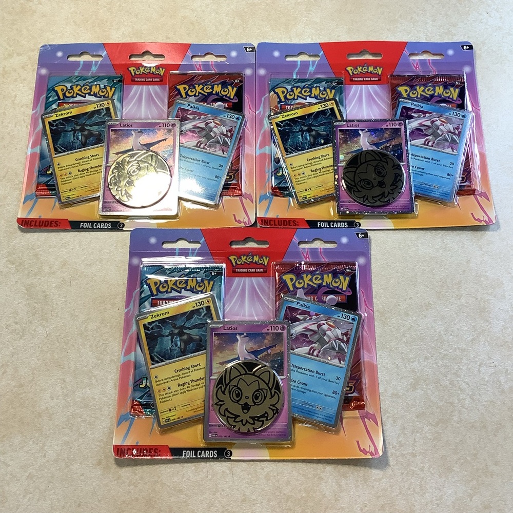 3 x Pokémon Enhanced 2-Pack Blister Pack [Journey Together & Destined Rivals]